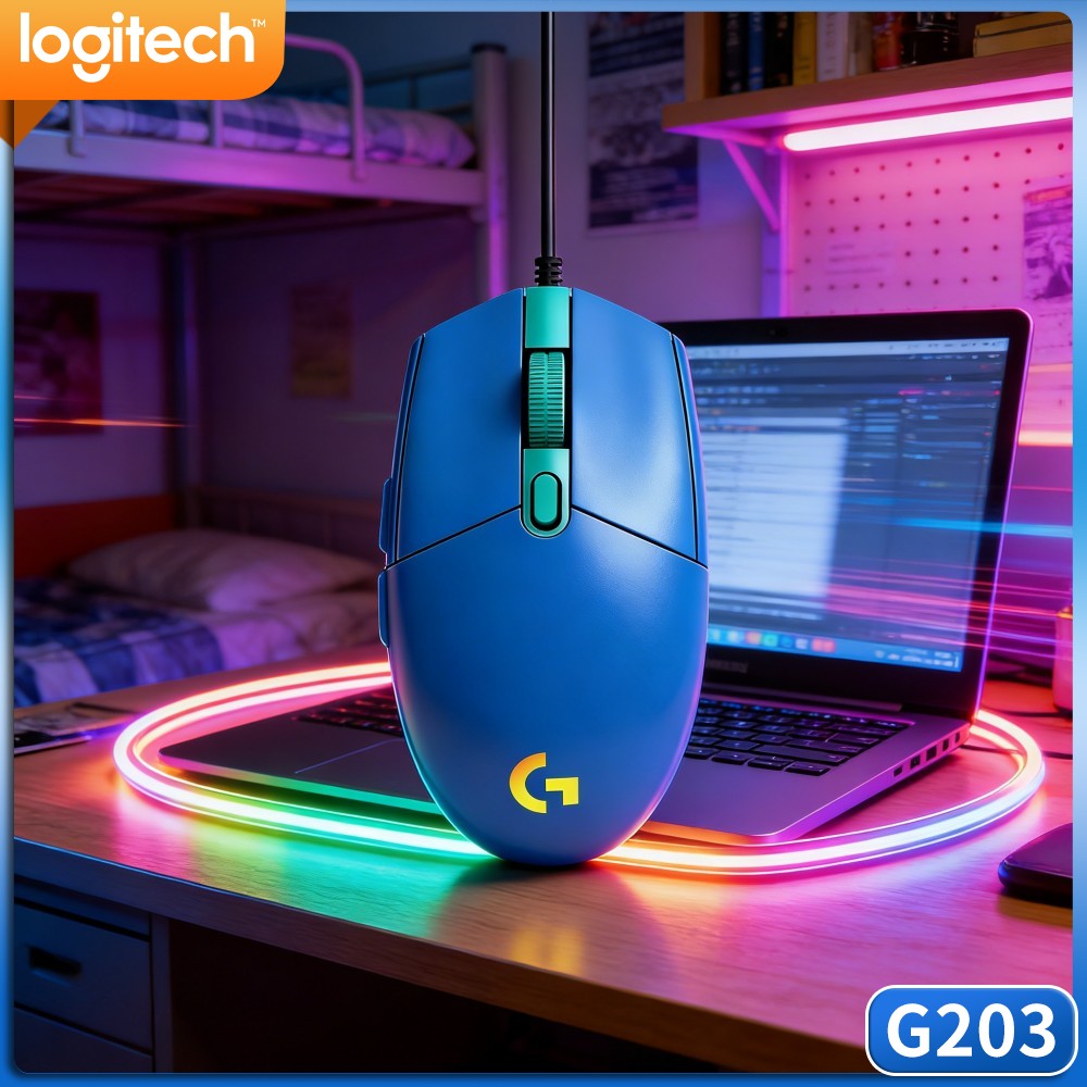 Logitech Mouse G203 - Logitech G203 Wired Gaming Mouse Multiple