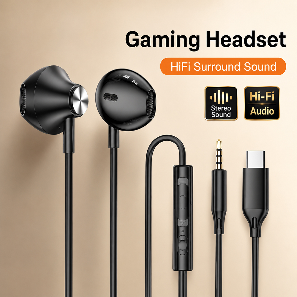 Xiaomi Laptop Accessories - HiFi Surround Headphones Bass Stereo Sound
