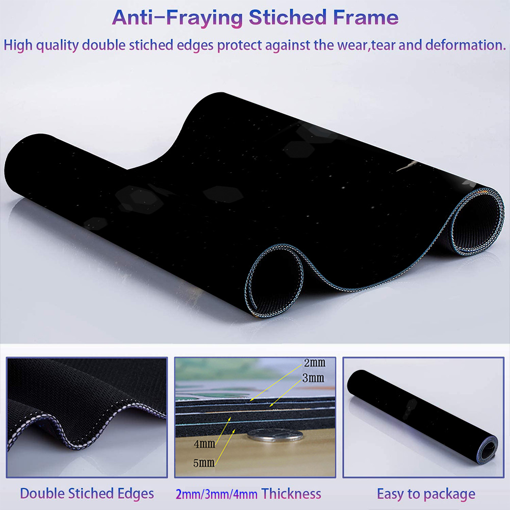 Black Mausepad Art Table Mouse - огляд і ціна Laptop Accessories For Protection