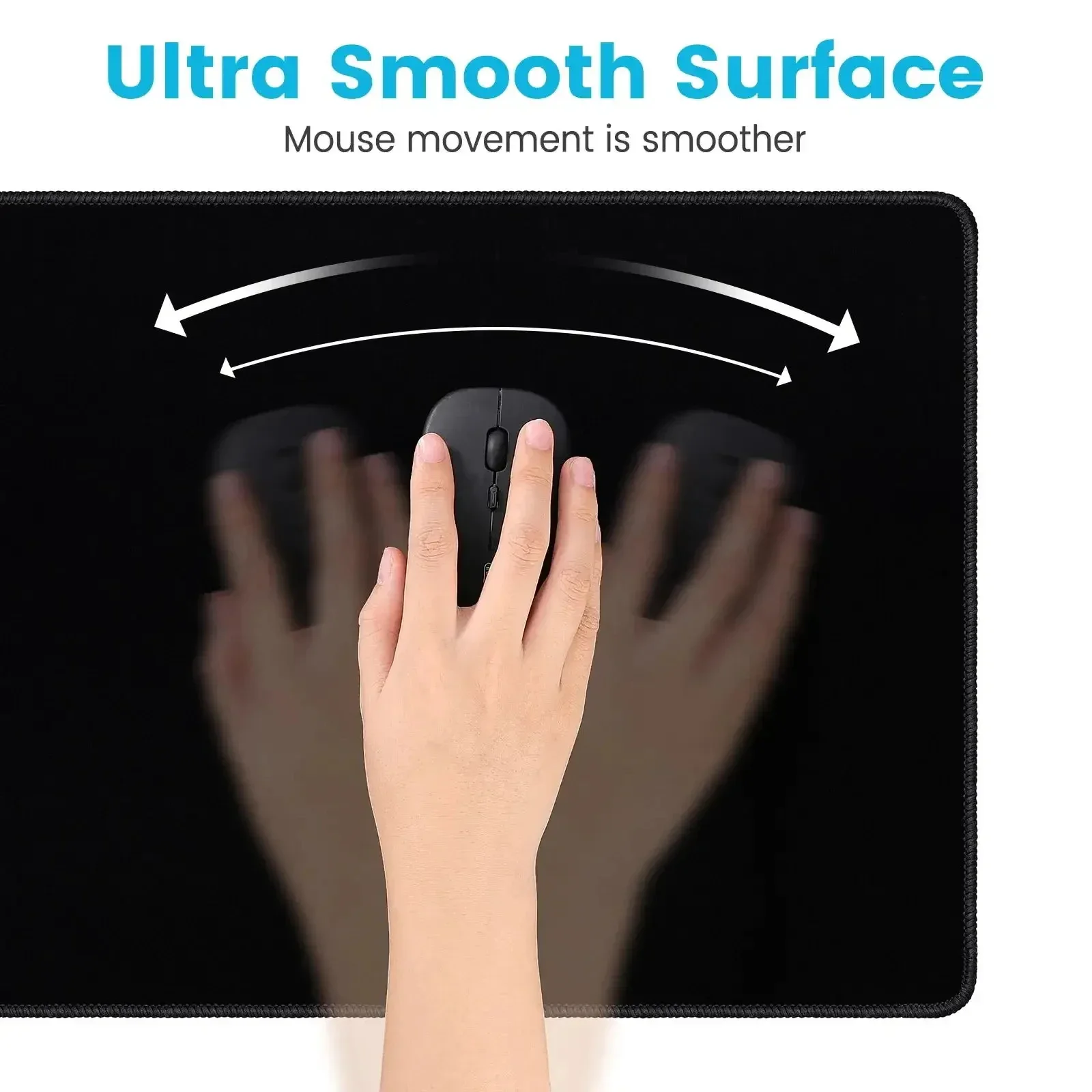 Black Mausepad Art Table Mouse - огляд і ціна Laptop Accessories For Protection