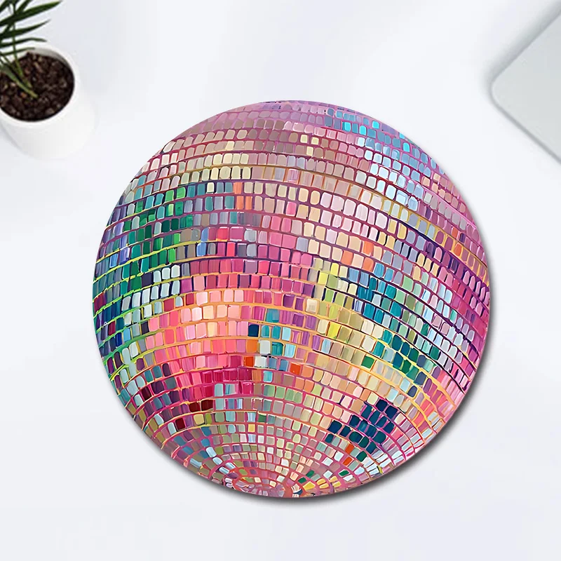 Rubber Round Pink Disco Ball M - огляд і ціна Laptop Accessories For Protection