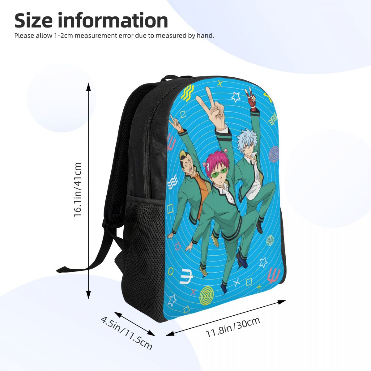 Personalized S-Saikies K Manga - огляд і ціна Laptop Accessories Bag