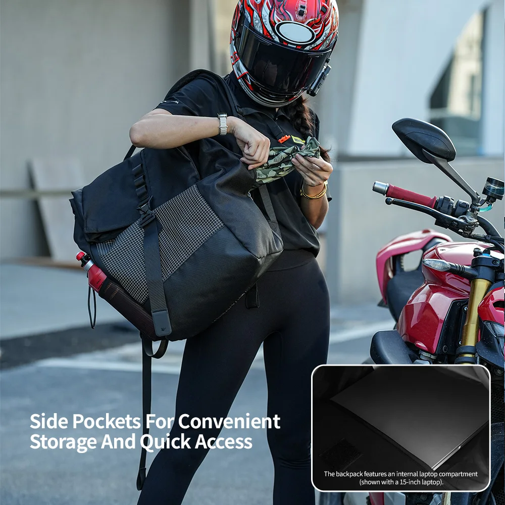 Rhinowalk Motorcycle Helmet Ba - огляд і ціна Laptop Accessories Bag